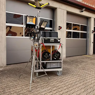 Rollcontainer Strom/Licht