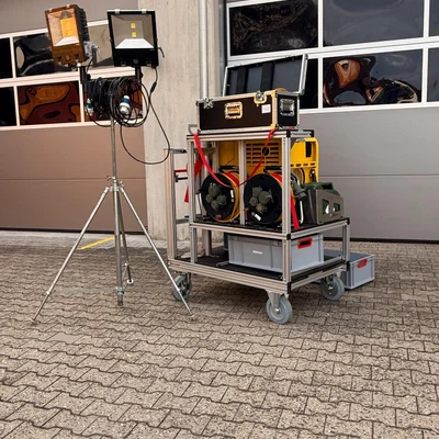 Rollcontainer Strom/Licht